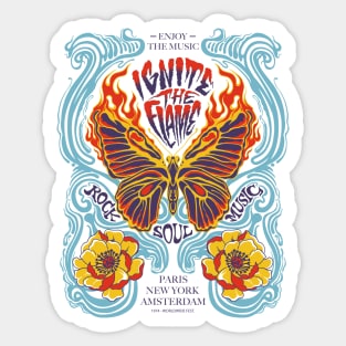 Ignite The Flame Sticker